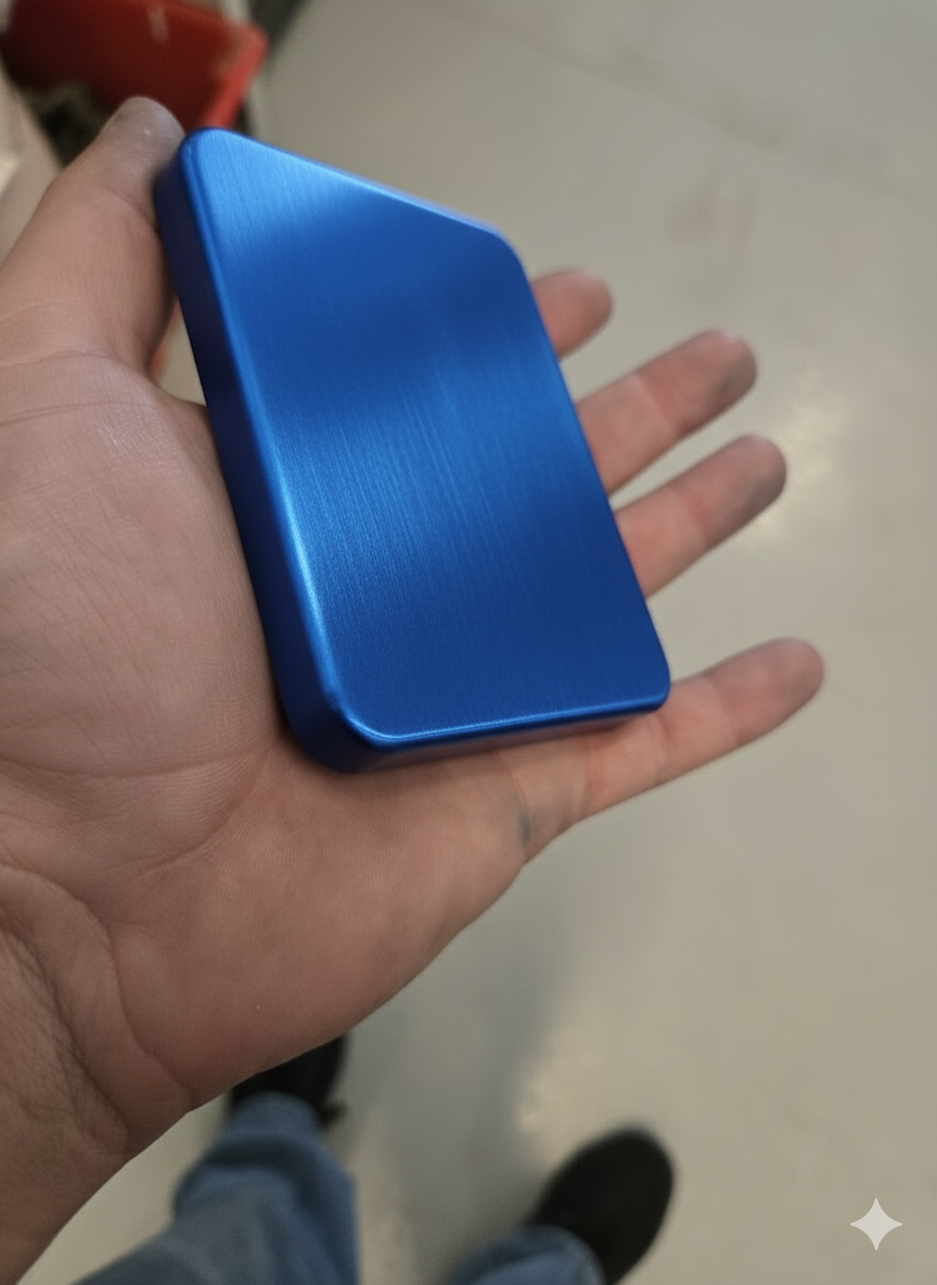 Anodized Blue Finish